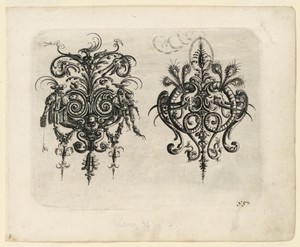 Plate 55 from Neüw Grotteßken Buch (New Book of Grotesques)