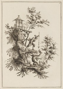 Plate 6, "Suite de douze Pêcheurs et Chasseurs"