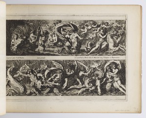 Plate from "Frises, feuillages ou tritons marins, à la romaine"