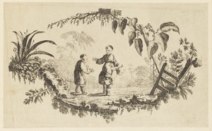 Plate, from "Recueil de Plusieurs Jeux d'Enfants Chinois"