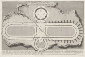 Plattegrond van de Santa Constanza te Rome