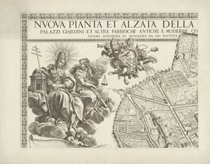 Plattegrond van de stad Rome