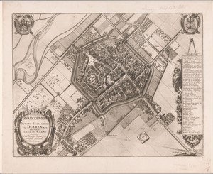 Plattegrond van Düren