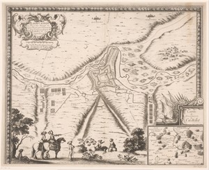 Plattegrond van Le Castellet,1638