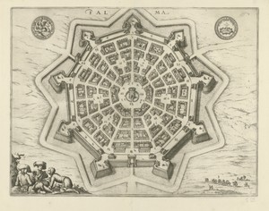 Plattegrond van Palmanova