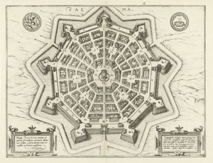 Plattegrond van Palmanova