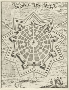 Plattegrond van Palmanova