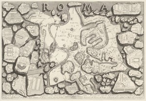 Plattegrond van Rome