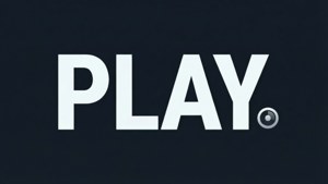 Play Typography Start Button