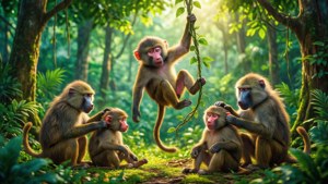 Playful Forest Troop
