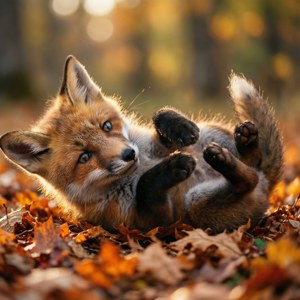 Playful Fox Cub