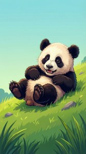 Playful Panda Cub