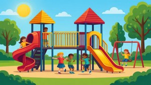 Playground Fun Vector
