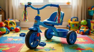 Playroom Tricycle Fun
