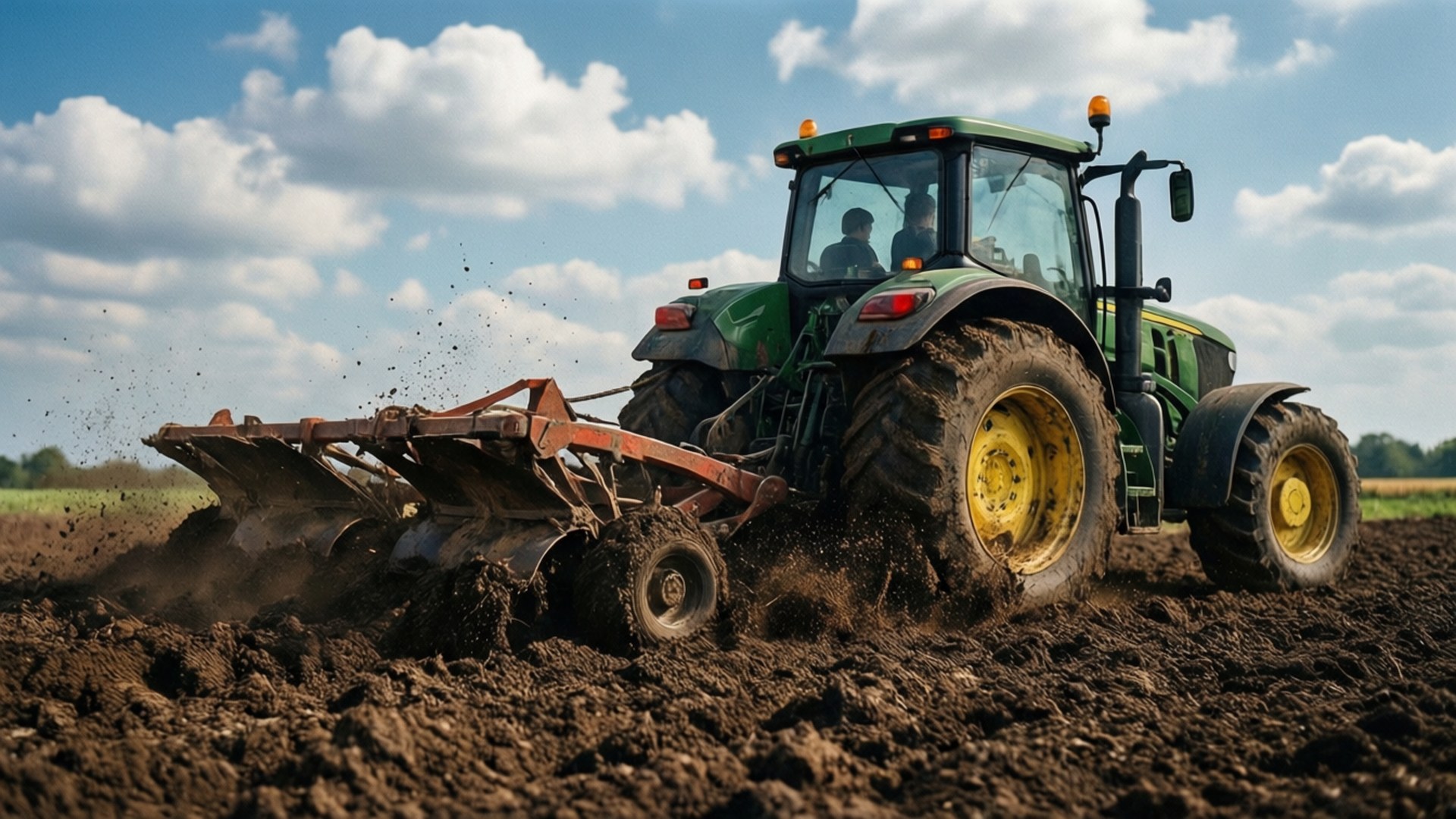 Plowing the Field by Wallpapers.art Studio