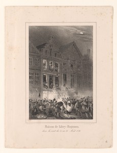 Plundering van het huis van Libry-Bagnano, 1830