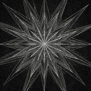 Pointillism Starburst