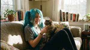 Pokimane and Cat