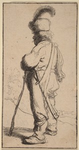 Polander Leaning on a Stick
