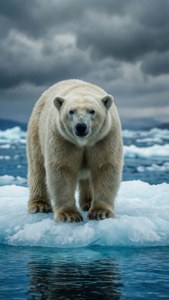 Polar Bear on Ice