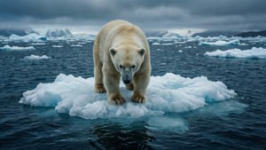 Polar Bear on Ice