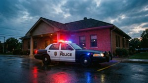 Police Station with Patrol Car