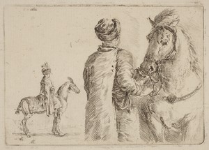 Polish Attendant Holding the Bridle of a Horse