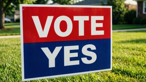 Political Yard Sign Macro