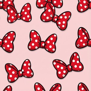 Polka Bow Pattern