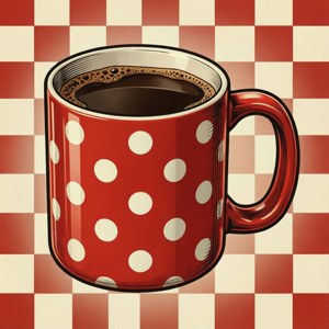 Polka Dot Coffee Mug