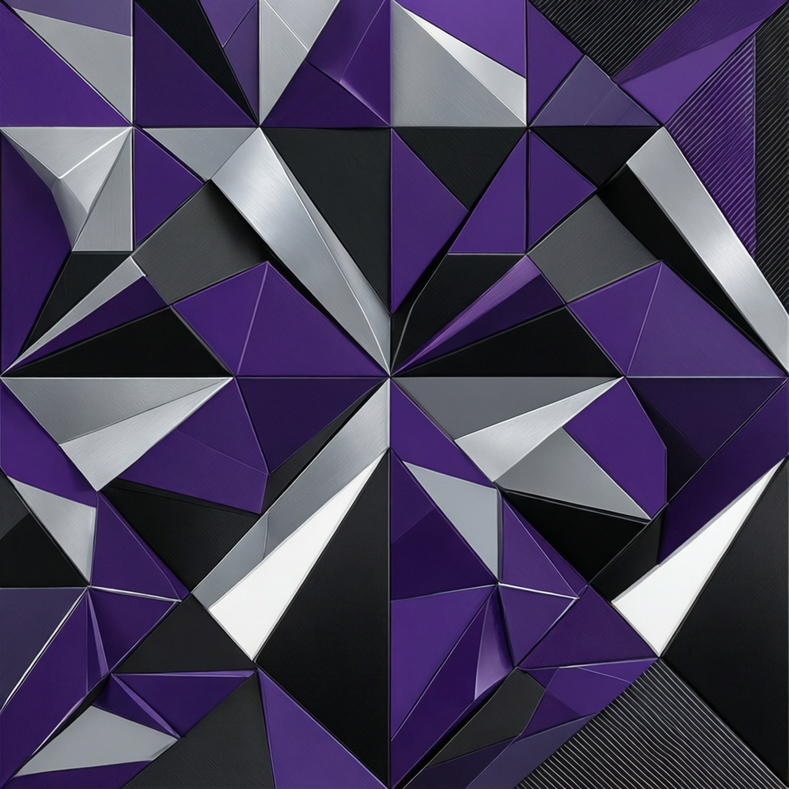 Polygon Kings Pattern by Wallpapers.art Studio