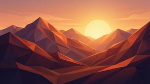 Polygon Sunset