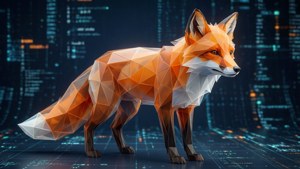 Polygonal 4D Fox
