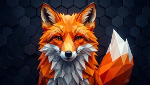 Polygonal Fox Art