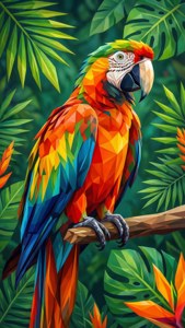 Polygonal Parrot