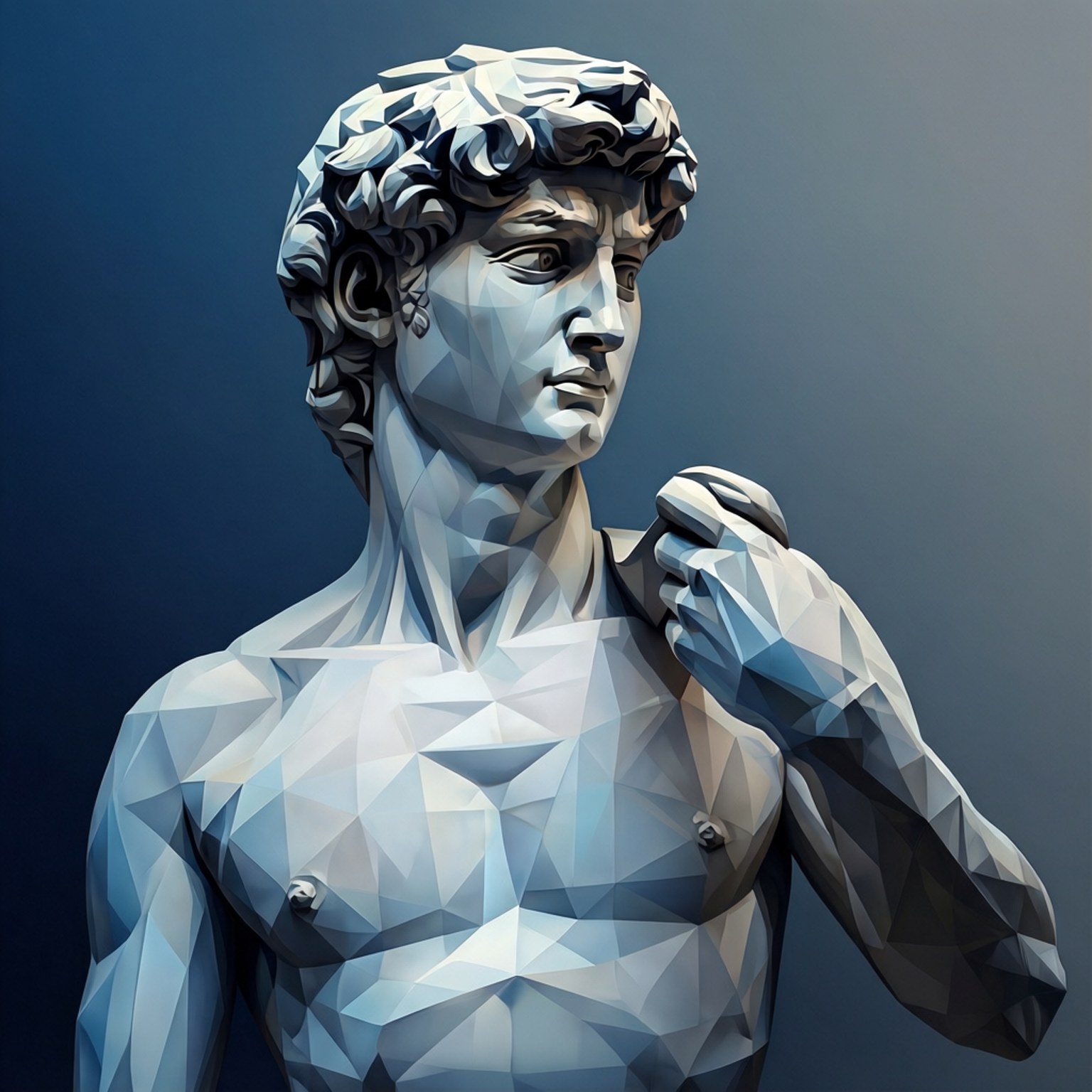 Polyhedron David by Wallpapers.art Studio