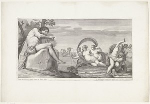 Polyphemus speelt op zijn syrinx