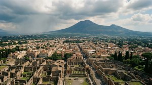 Pompeii Aerial Panorama