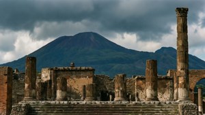 Pompeii Ruins and Vesuvius