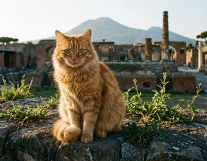 Pompeii's Alley Cat