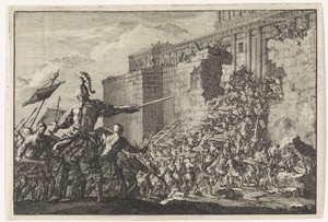 Pompeius verovert de Tempel te Jeruzalem