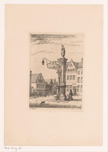 Pompzuil op de Veemarkt in Antwerpen