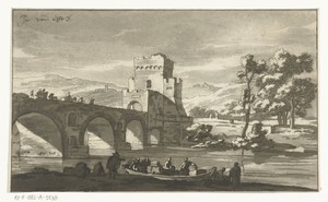 Ponte Molle bij Rome