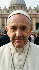 Pontiff's Gentle Smile