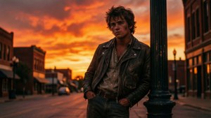 Ponyboy Sunset Silhouette