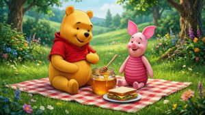 Pooh and Piglet Picnic