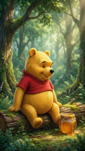 Pooh Bear's Peaceful Day
