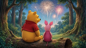 Pooh's New Year Fireworks
