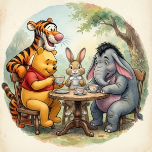 Pooh's Tea Time