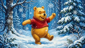 Pooh Winter Dance